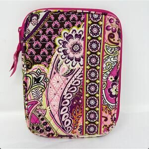 Vera Bradley Quilted Zip Planner Case Pink Paisley Fits Hobonichi Weeks